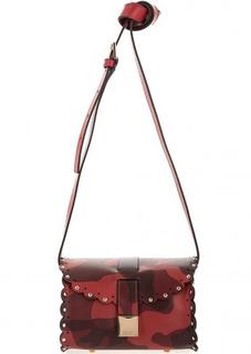 Камуфляжная кожаная сумка через плечо Furla