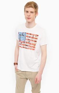 Хлопковая футболка с принтом Wrangler