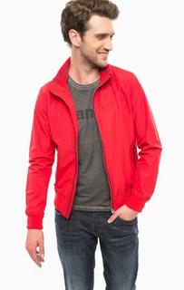 Красная куртка с воротником-стойкой Wrangler