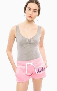 Топ-боди серого цвета из хлопка Superdry