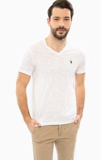 Хлопковая футболка с короткими рукавами U.S. Polo Assn.