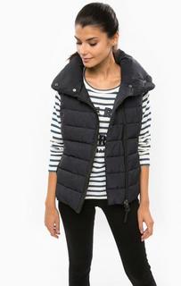Утепленный жилет синего цвета Superdry