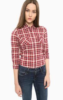 Хлопковая рубашка в клетку Mavi