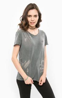 Хлопковая футболка с круглым вырезом Scotch&Soda