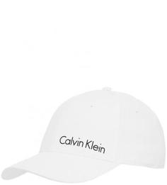 Бейсболка белого цвета Calvin Klein Jeans