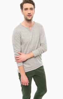 Хлопковая футболка с длинными рукавами Scotch&Soda