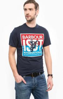 Хлопковая футболка с короткими рукавами Barbour