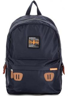 Синий текстильный рюкзак с широкими лямками Superdry