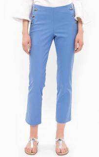 Синие брюки с застежкой на молнию и крючок Silvian Heach