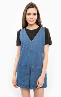 Синий джинсовый комбинезон Silvian Heach