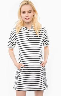 Платьи из хлопка в полоску с капюшоном Barbour