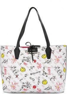 Вместительная двусторонняя сумка со съемным отделением Guess