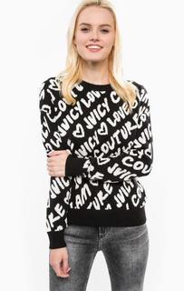 Джемпер оверсайз черного цвета Juicy Couture