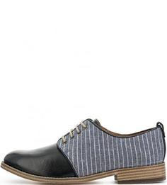 Текстильные полуботинки в полоску Clarks