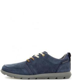 Синие замшевые кроссовки Caterpillar