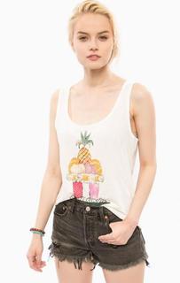 Майка с яркой отделкой Pepe Jeans