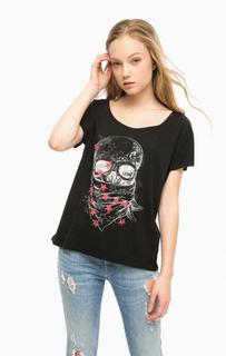 Хлопковая футболка с короткими рукавами Replay