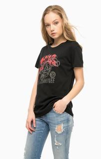 Черная футболка из хлопка Replay