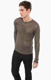 Серый джемпер крупной вязки Replay