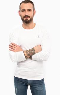 Хлопковая футболка с длинными рукавами Trussardi Jeans