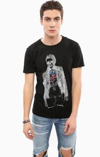 Черная футболка из хлопка Replay