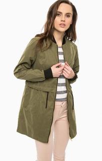 Парка цвета хаки на молнии Vero Moda