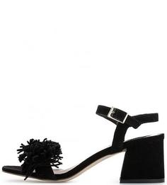 Замшевые босоножки на каблуке Tosca BLU