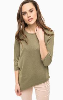 Футболка цвета хаки с рукавами три четверти Vero Moda