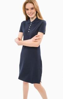 Темно-синее платье с воротничком Hilfiger Denim
