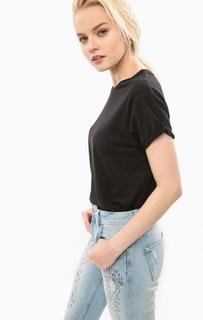 Черная футболка с короткими рукавами Pepe Jeans