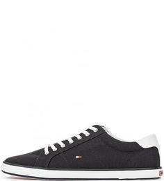 Текстильные кеды с контрастными вставками Tommy Hilfiger