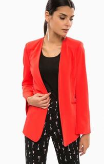Красный жакет с разрезами на рукавах Pinko