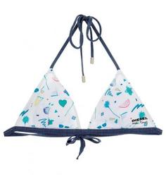 Купальный топ с завязками на шее и спине Diesel