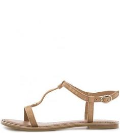 Коричневые замшевые сандалии Tommy Hilfiger