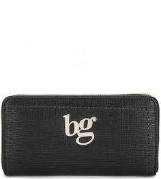 Черный кошелек на молнии Blugirl