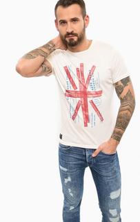Хлопковая футболка с короткими рукавами Pepe Jeans