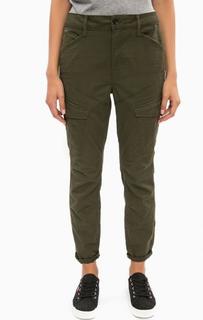 Зауженные брюки цвета хаки G Star RAW