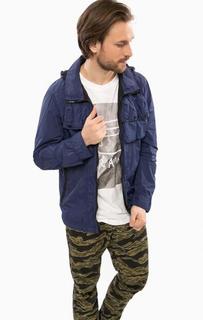 Синяя ветровка на молнии G Star RAW