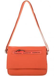 Оранжевая сумка с откидным клапаном Mandarina Duck