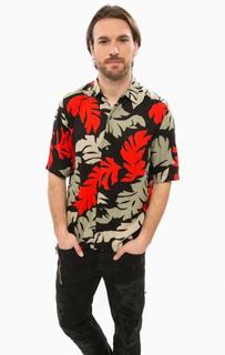 Разноцветная рубашка с короткими рукавами Diesel