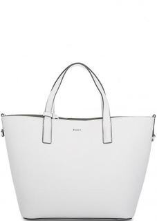 Кожаная сумка со съемным карманом Dkny