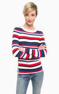 Джемпер в полоску с разрезами по бокам Hilfiger Denim