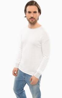 Белый джемпер с круглым вырезом Diesel