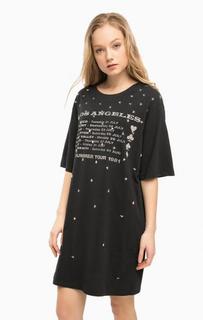 Короткое платье с металлической отделкой Replay