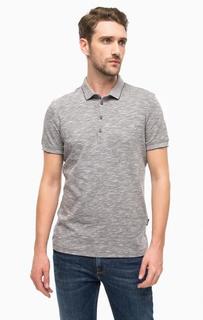 Хлопковая футболка поло Strellson