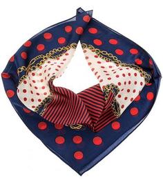 Шелковый платок в горошек Eleganzza