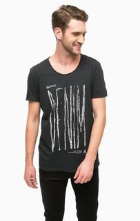 Хлопковая футболка с круглым вырезом Strellson