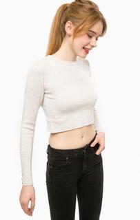 Однотонный укороченный джемпер Alcott