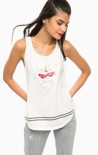 Хлопковая майка с принтом Scotch&Soda