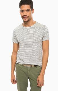 Хлопковая футболка с круглым вырезом Scotch&Soda